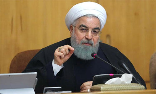 El presidente Hassan Rohani